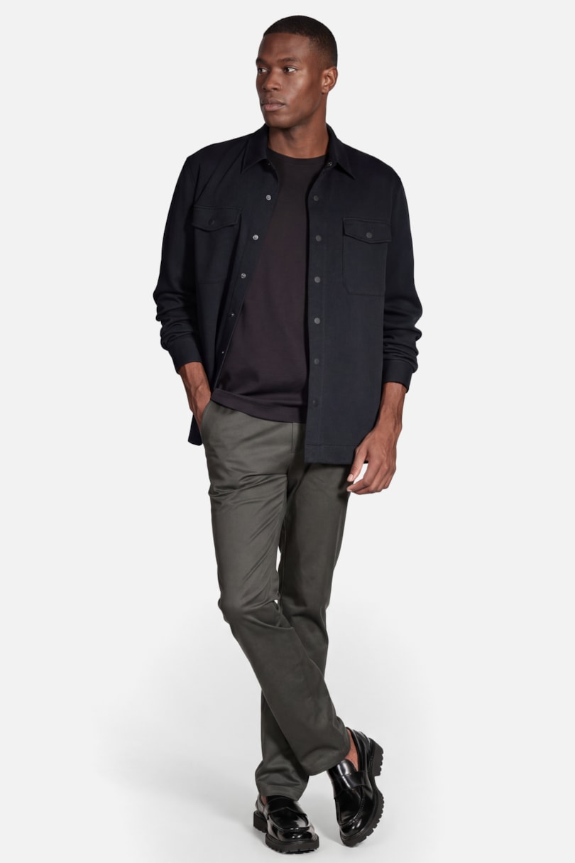 Calça Chino Moovexx Verde Escuro