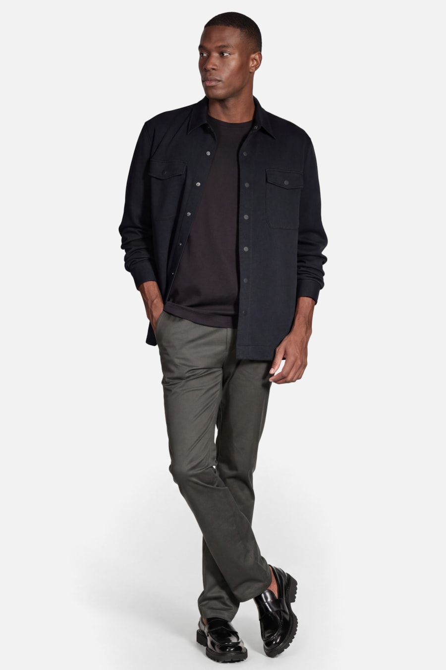 Calça Chino Moovexx Verde Escuro — foto 2 de 6