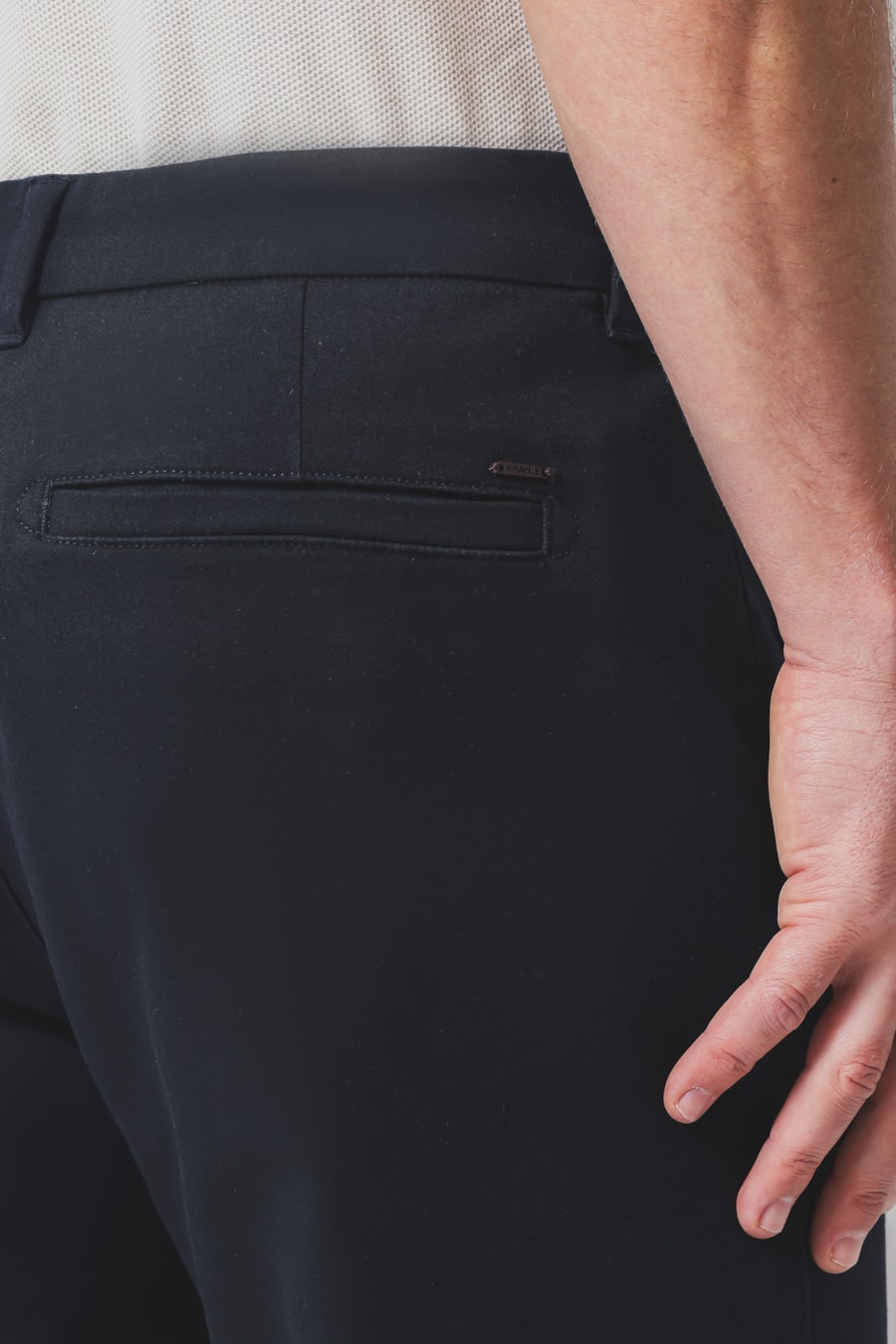 Calça Chino New Slim Twill Classic Marinho — foto 4 de 7