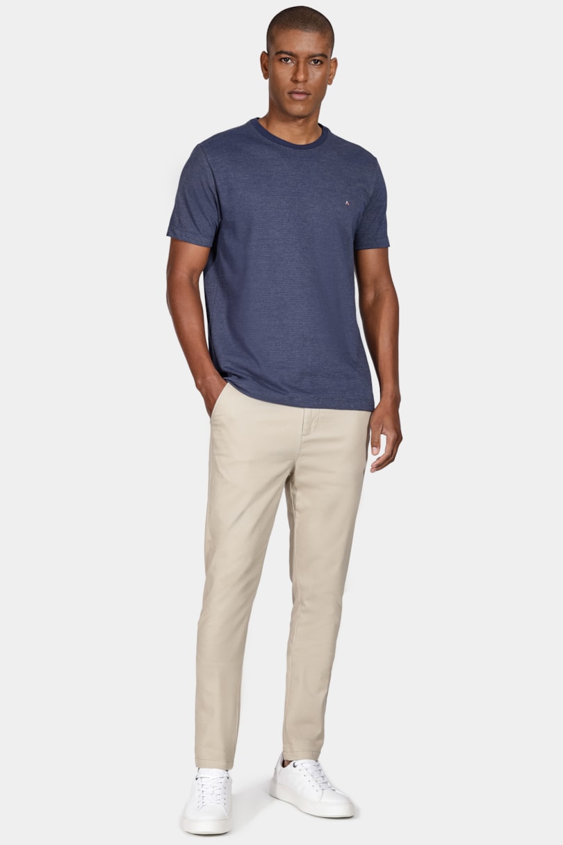 Calça Chino Sarja Areia