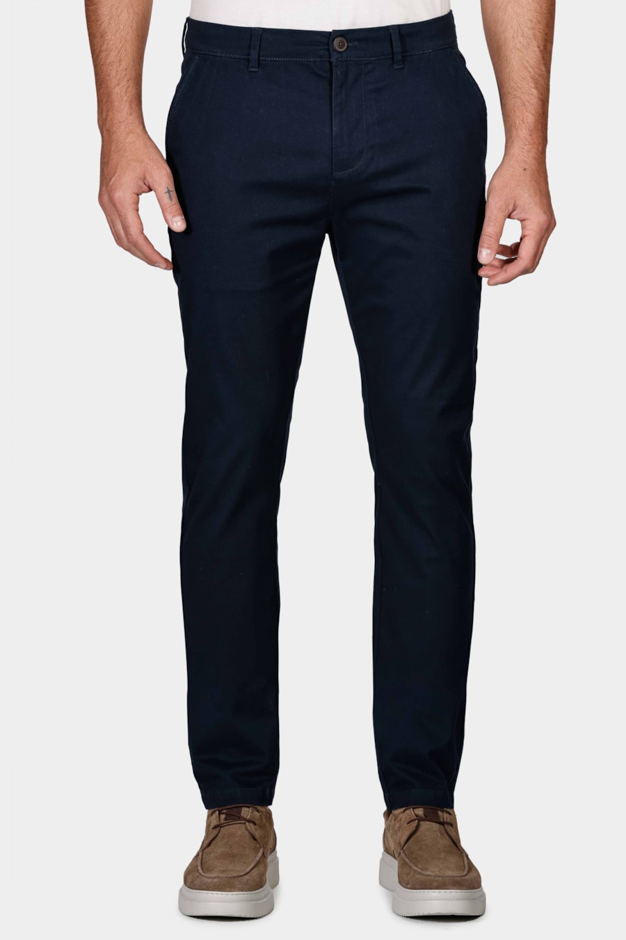 Calça Chino Sarja Marinho — foto 1 de 5