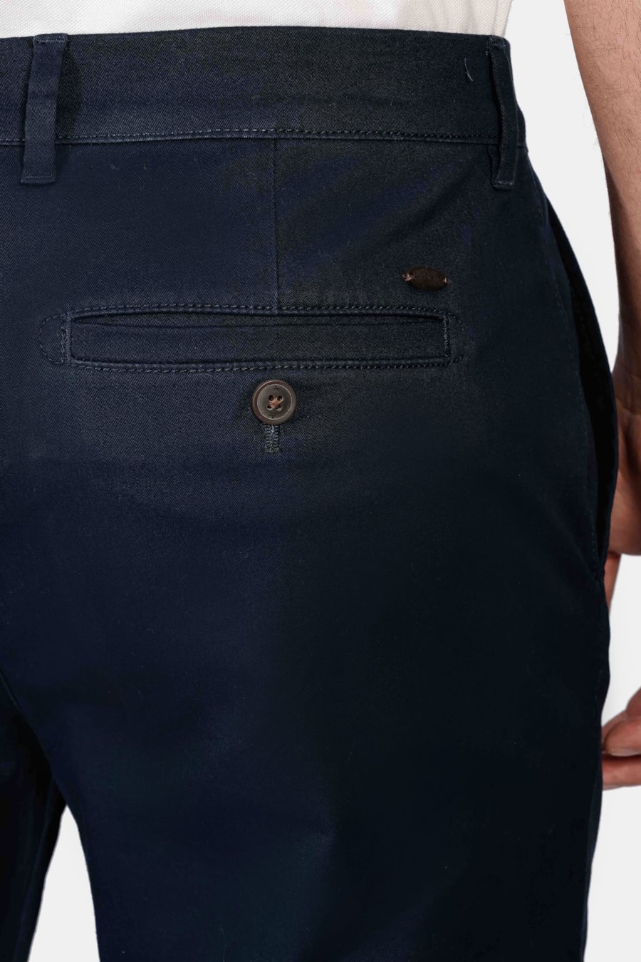 Calça Chino Sarja Marinho — foto 4 de 5