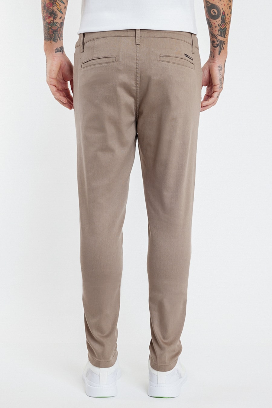 Calça Chino Skinny Antiodor Caqui — foto 7 de 7