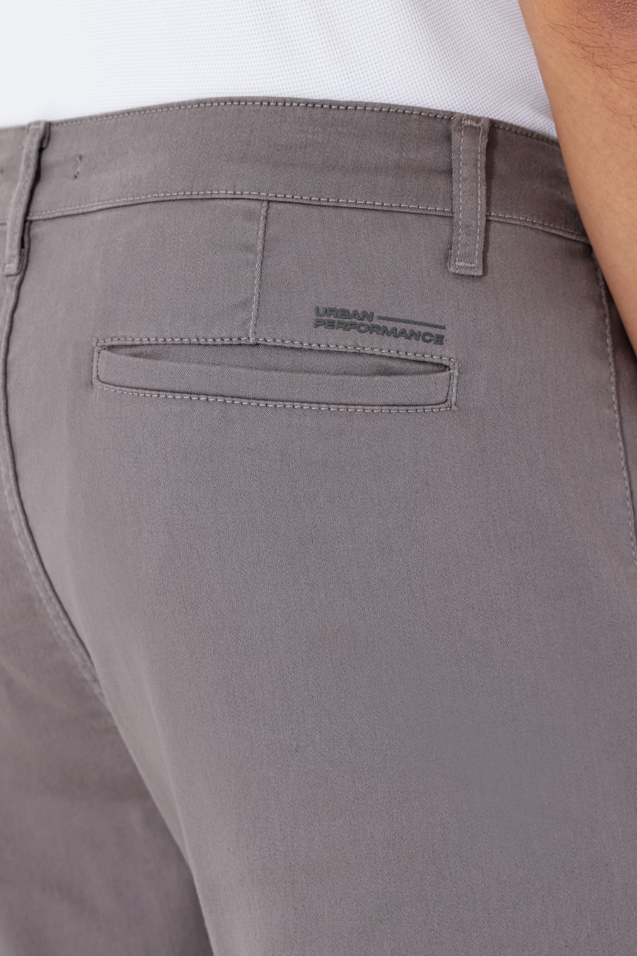 Calça Chino Skinny Antiodor Cinza — foto 4 de 6