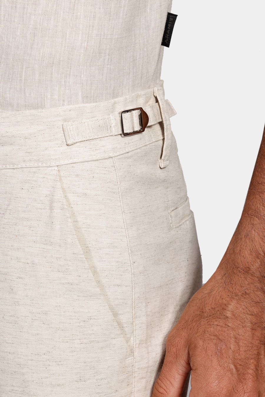 Calça Chino Skinny Natural — foto 3 de 5