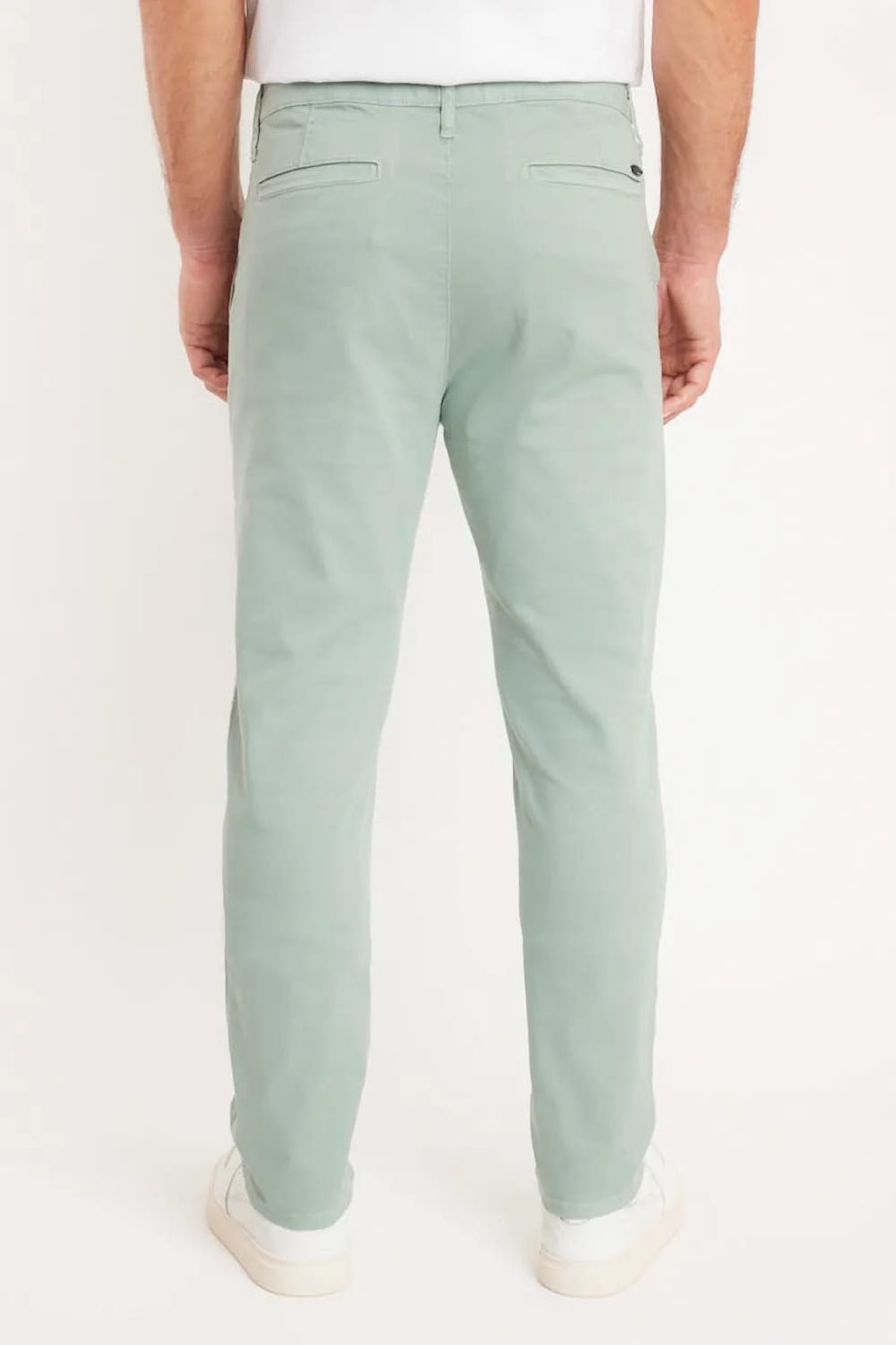 Calça Chino Skinny Sarjada Salvia — foto 5 de 5