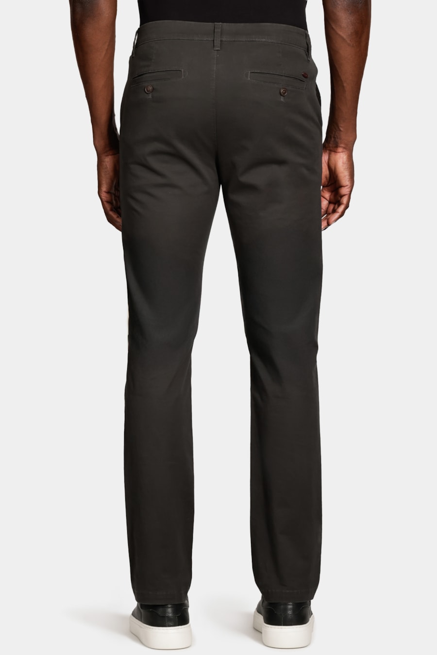 Calça Chino Slim Básica Premium Chumbo — foto 5 de 6
