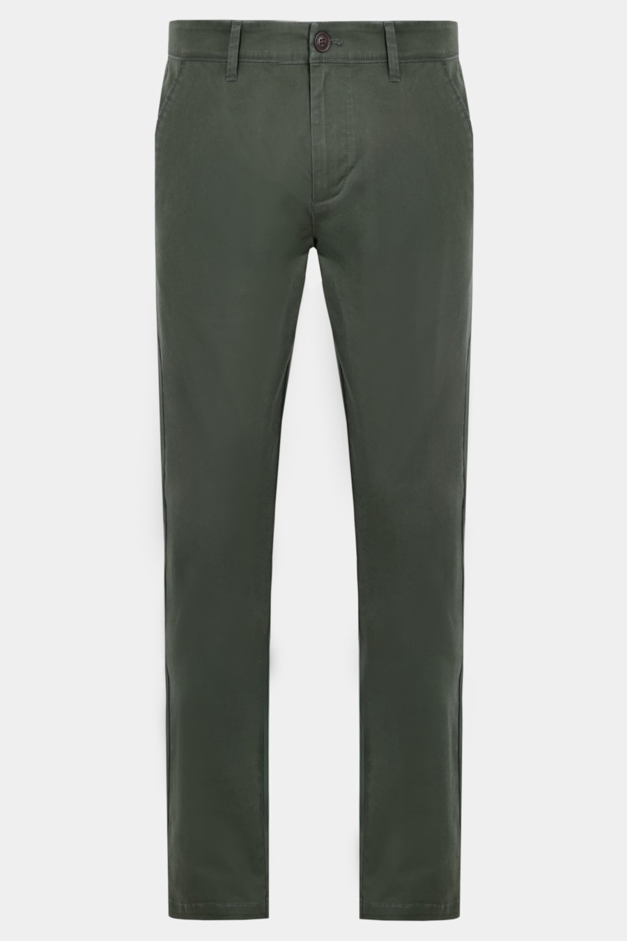 Calça Chino Slim Básica Premium Verde Militar — foto 6 de 6