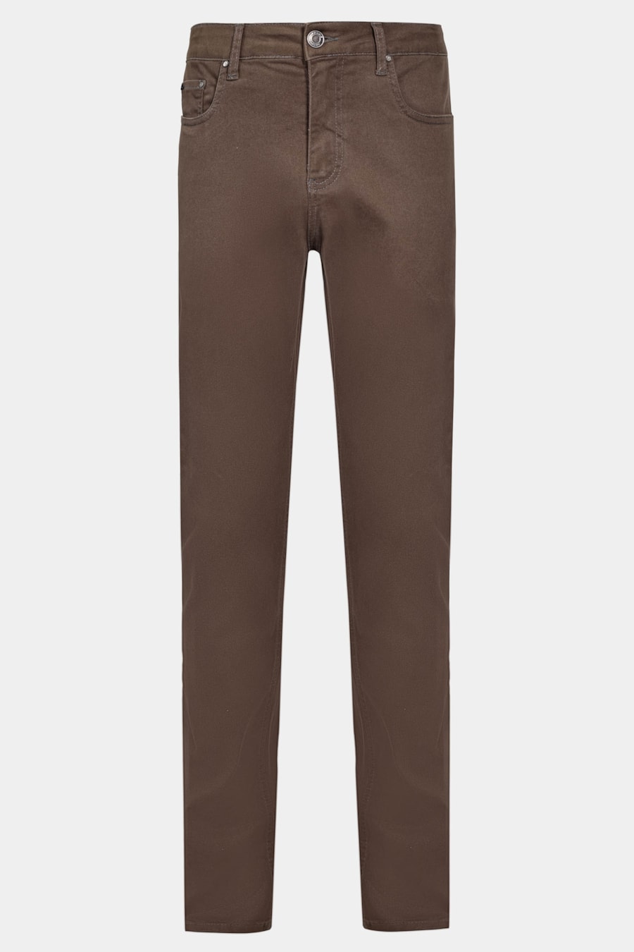 Calça Chino Slim Color Liquid Repeller Chumbo — foto 6 de 6