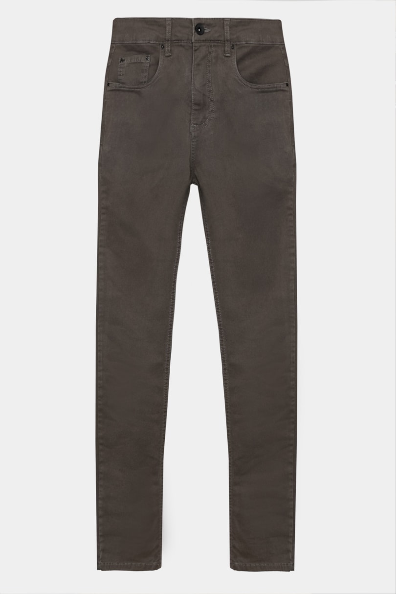Calça Chino Slim Color Liquid Repeller Cinza