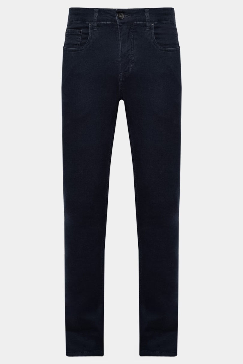 Calça Chino Slim Color Liquid Repeller Navy