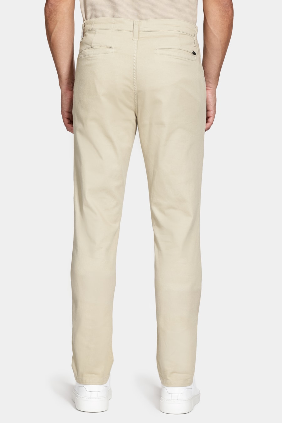 Calça Chino Slim Maquinetada Areia — foto 5 de 6