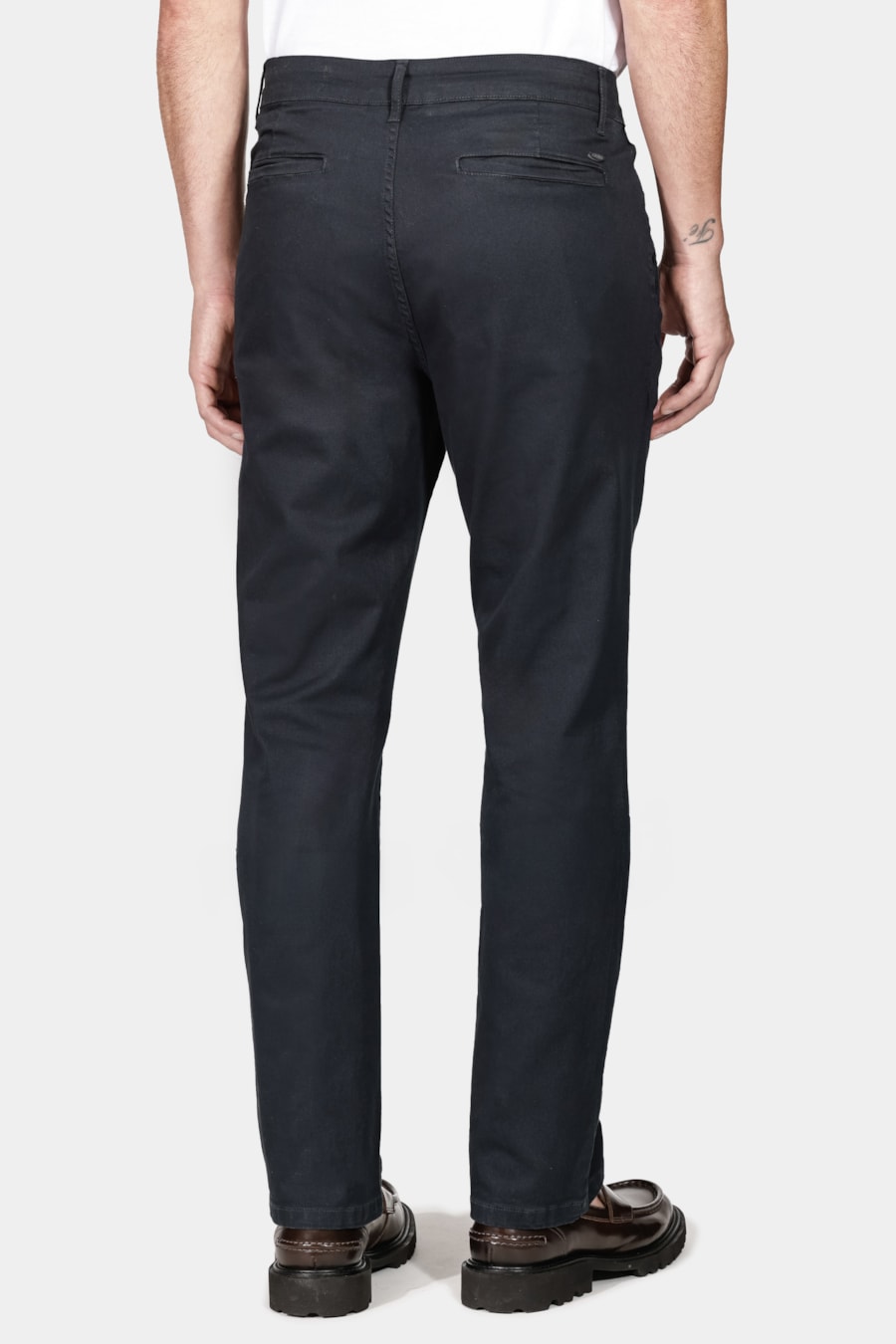 Calça Chino Slim Maquinetada Marinho — foto 5 de 6