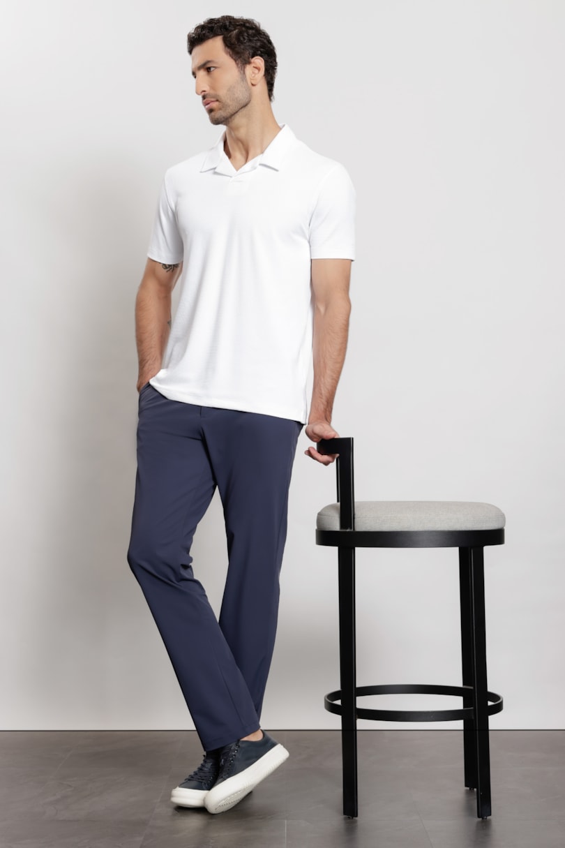 Calça Chino Tech Marinho Escuro