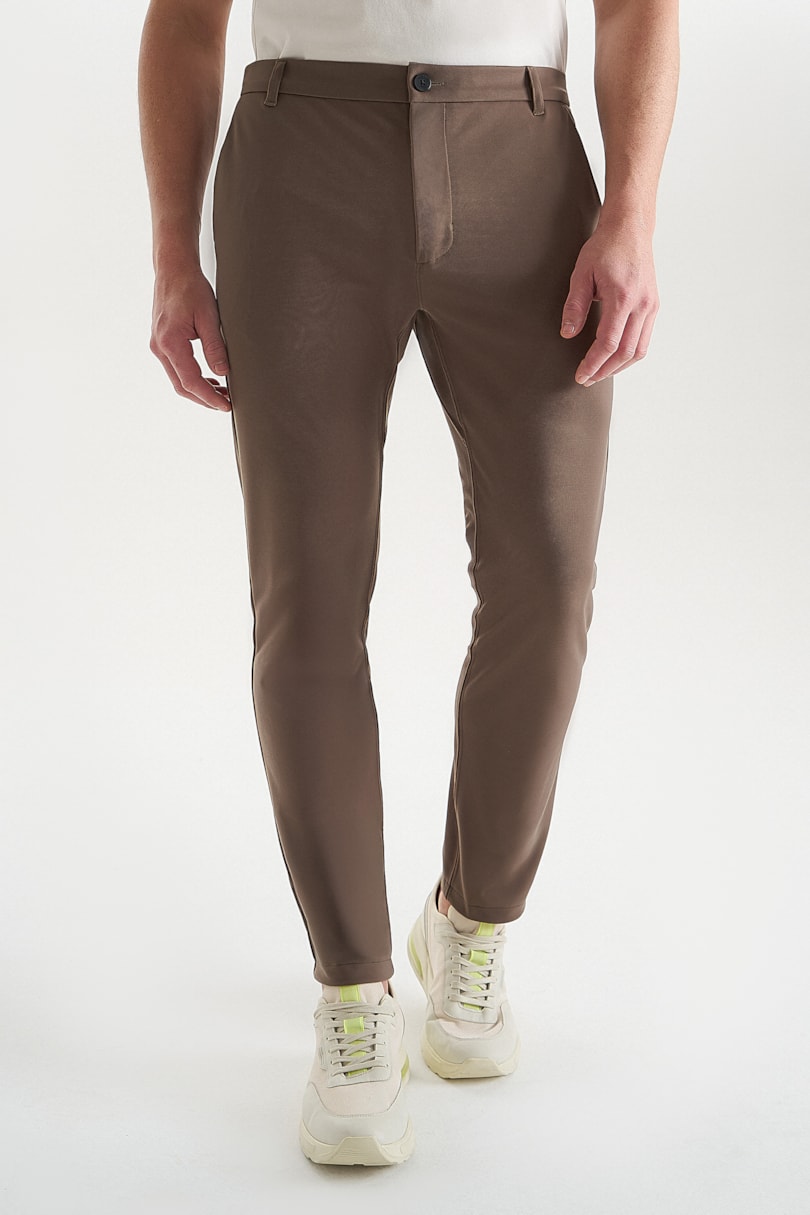 Calça Chino Tech Sanforized Knit Cáqui