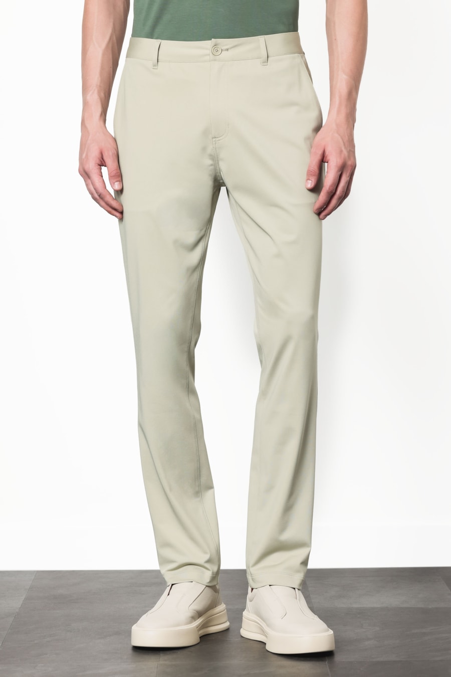 Calça Chino Thermo Control Verde Pistache — foto 1 de 7