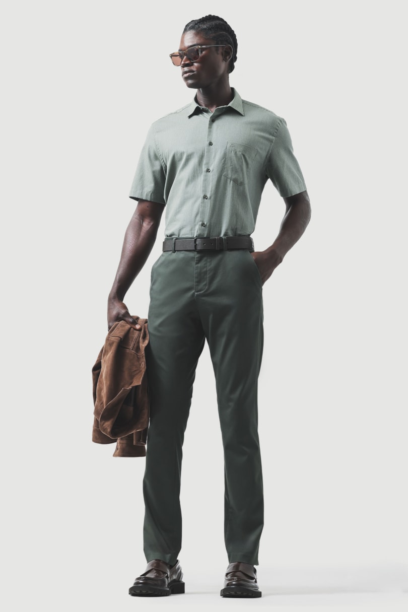 Calça Chino Twill Shine Botanico 118