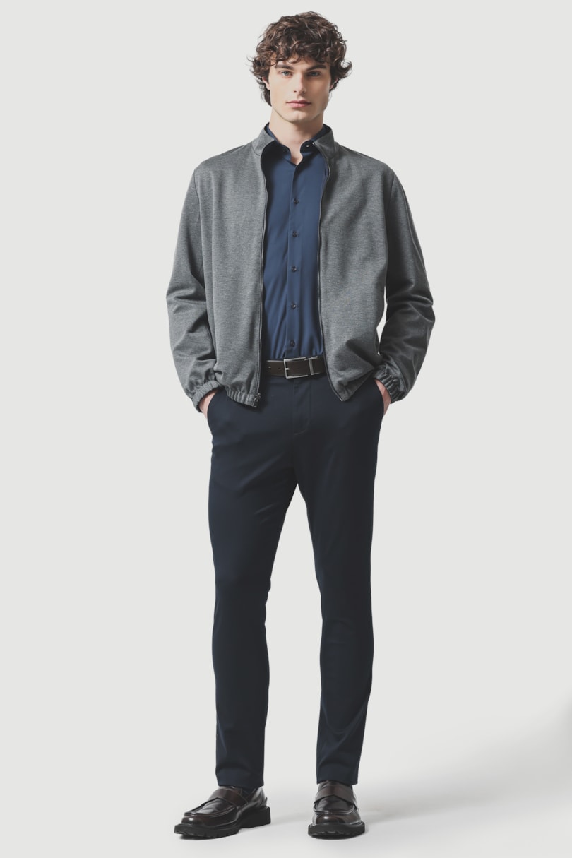Calça Chino Twill Shine Marinho