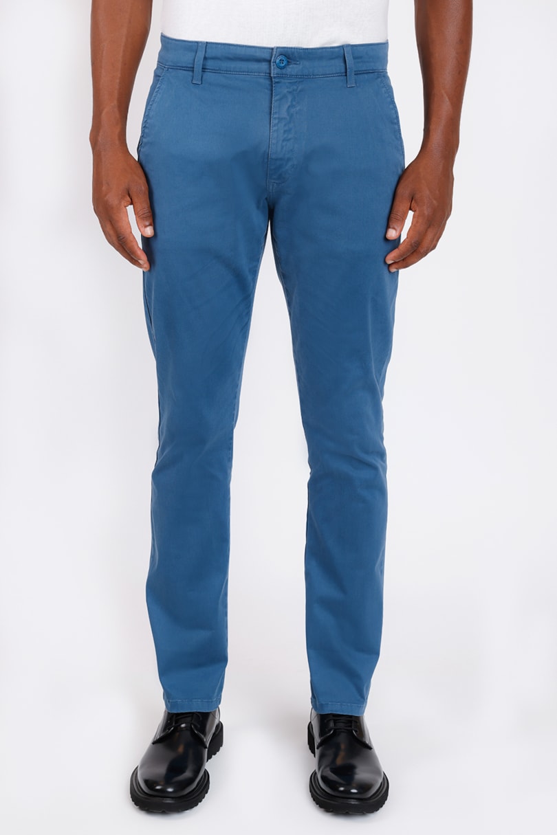 Calça Color Chino Azul Claro