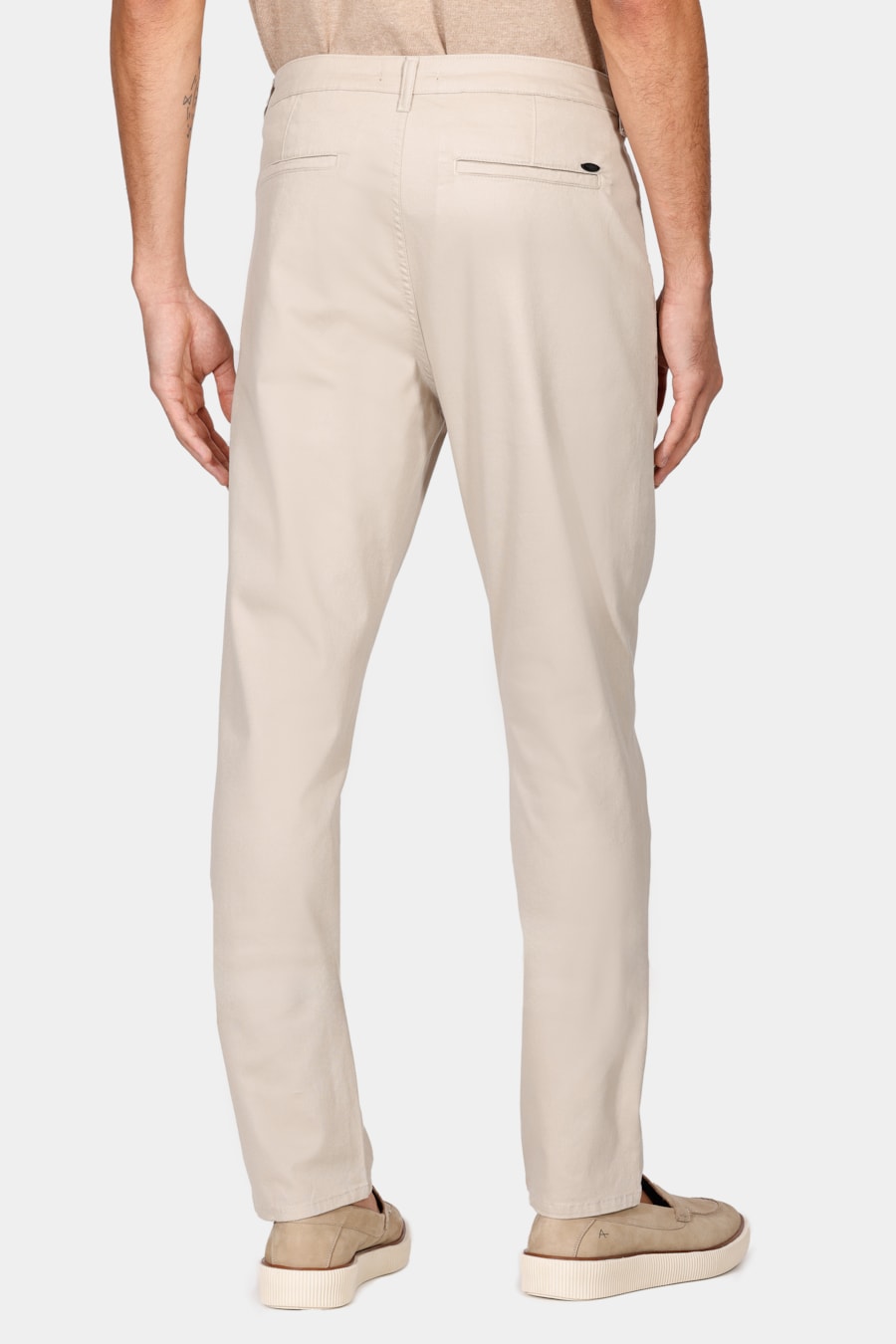 Calça Color Chino Cáqui Claro — foto 5 de 6
