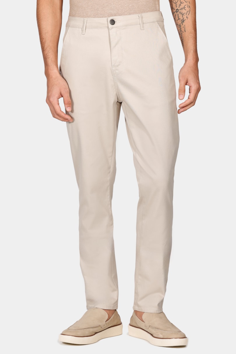 Calça Color Chino Cáqui Claro