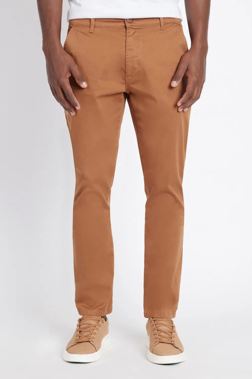 Calça Color Chino Caramelo
