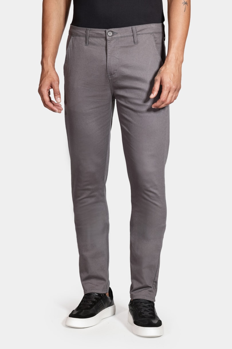 Calça Color Chino Chumbo