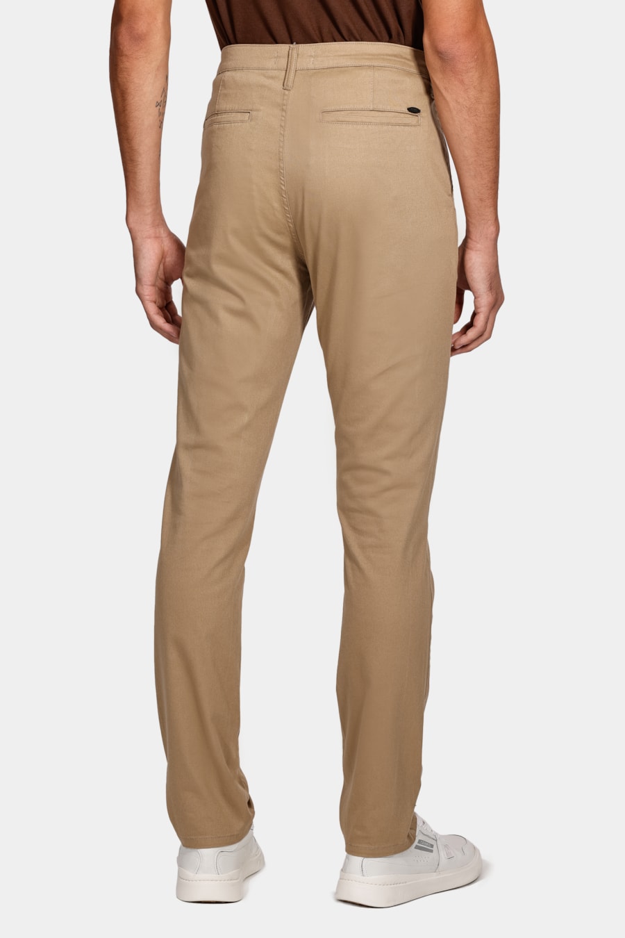 Calça Color Chino Clássica Areia — foto 5 de 7
