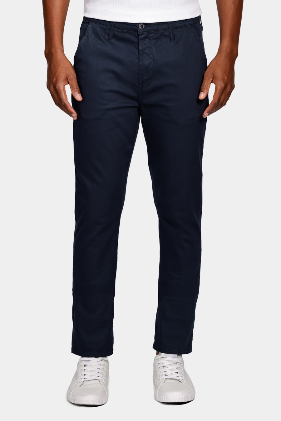 Calça Color Chino Clássica Marinho — foto 1 de 6