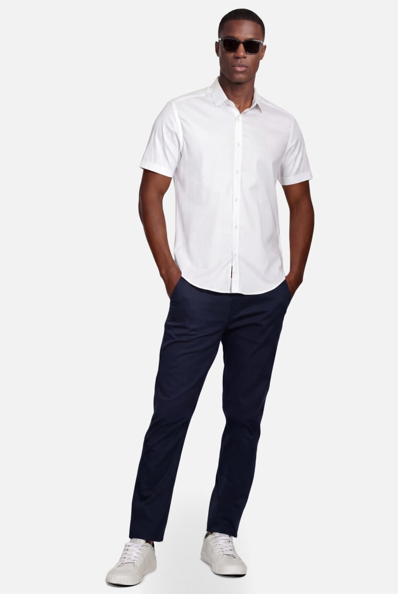 Calça Color Chino Clássica Marinho