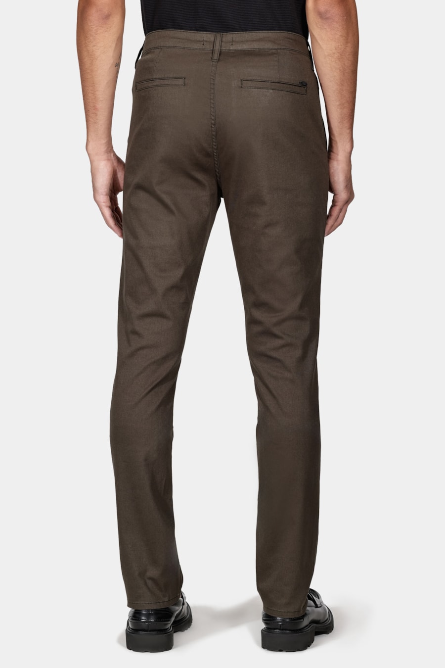 Calça Color Chino Verde Militar — foto 5 de 6