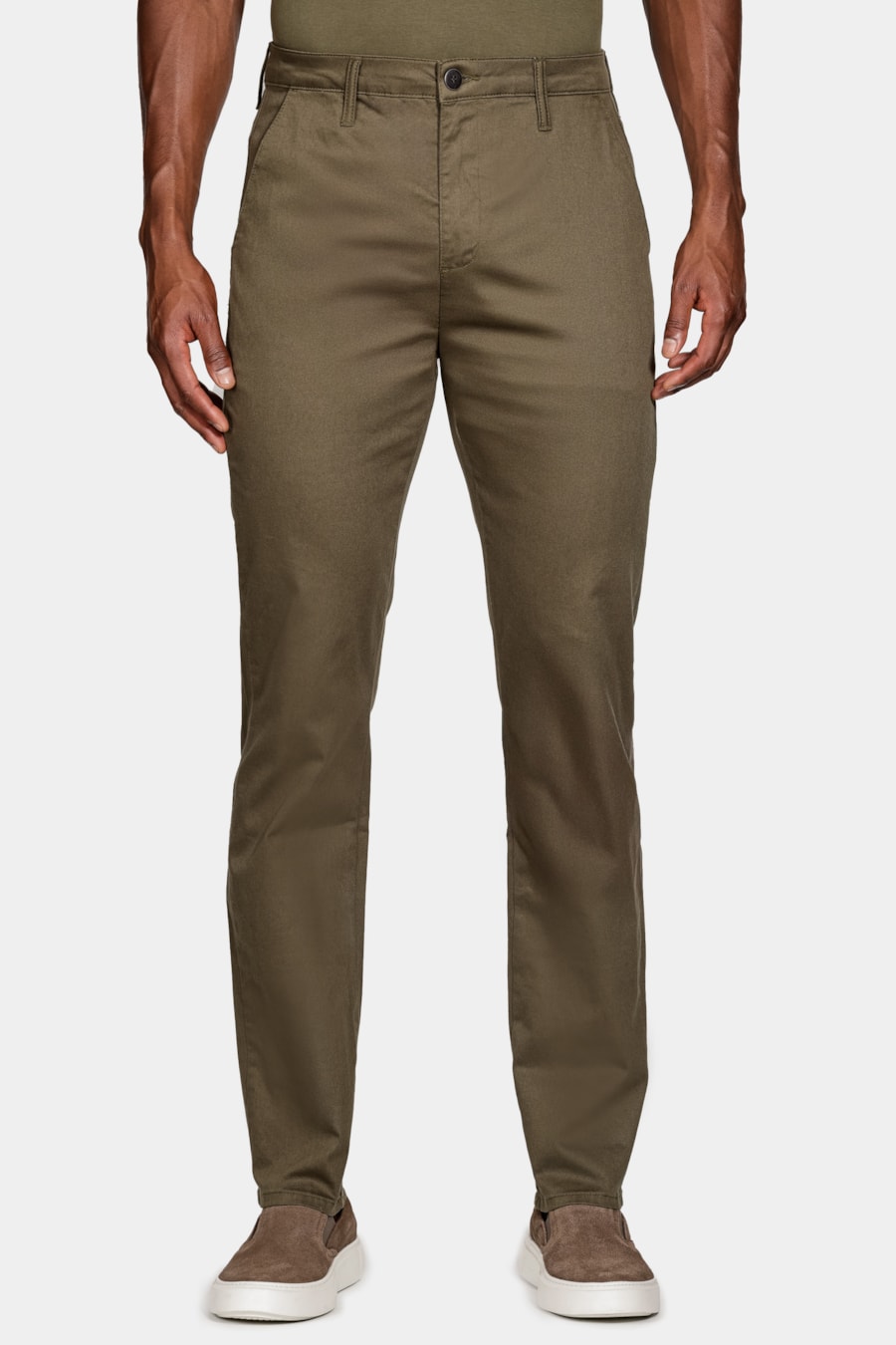 Calça Color Chino Verde Oliva — foto 1 de 6