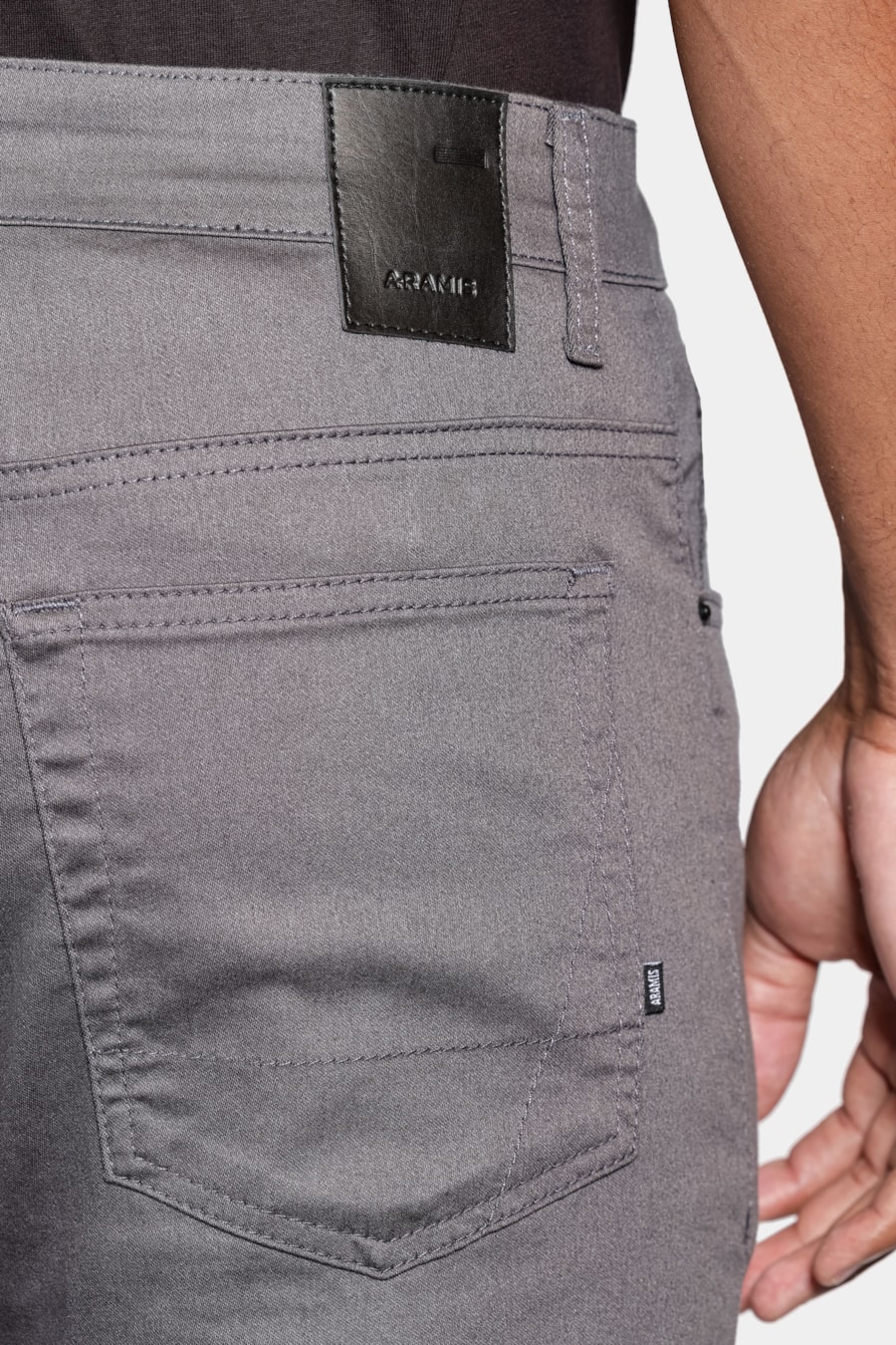 Calça Color Five Pockets Skinny Power Chumbo — foto 4 de 6