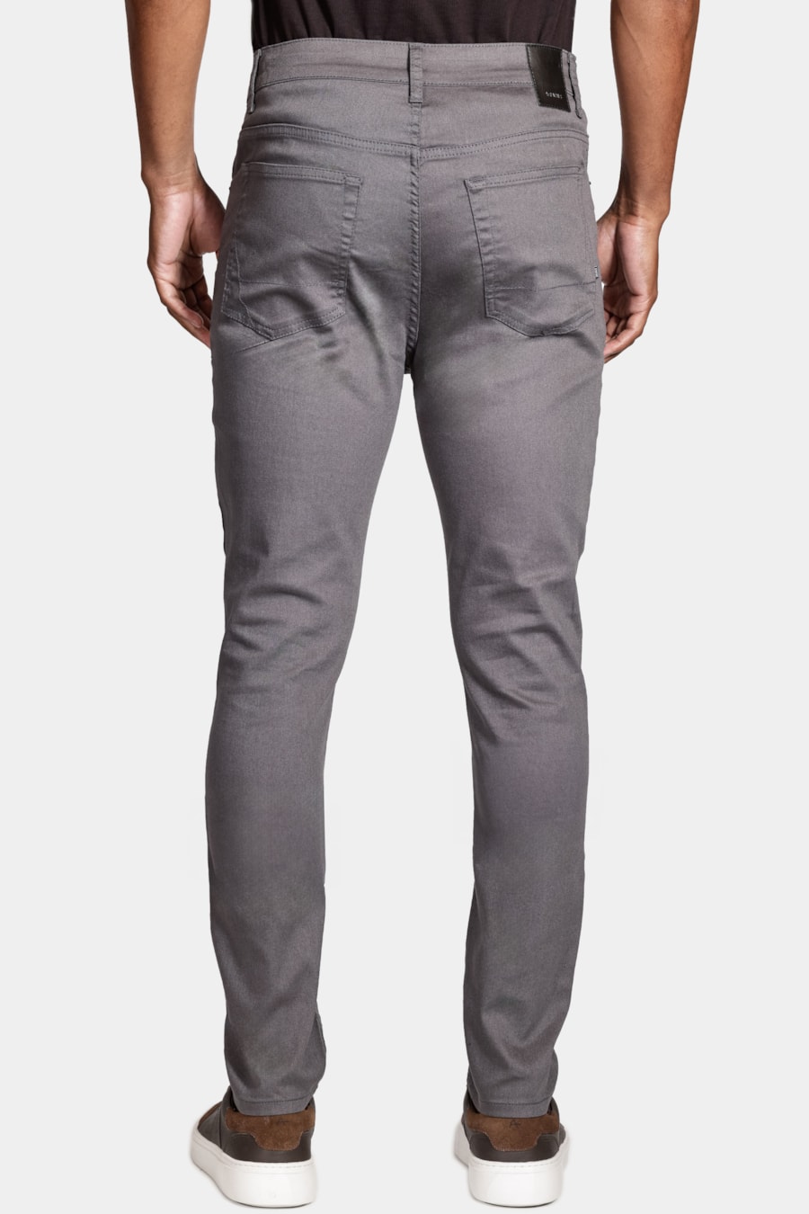 Calça Color Five Pockets Skinny Power Chumbo — foto 5 de 6