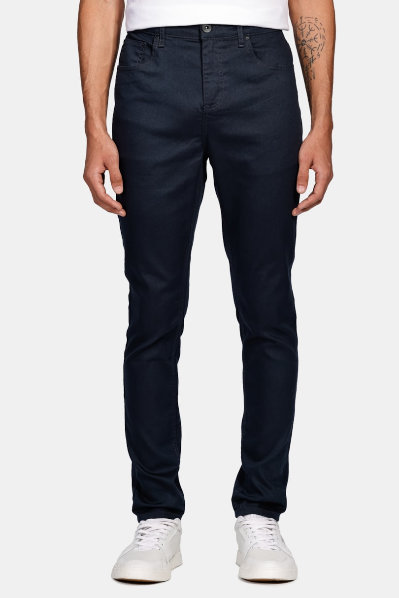 Calça Color Five Pockets Skinny Power Marinho