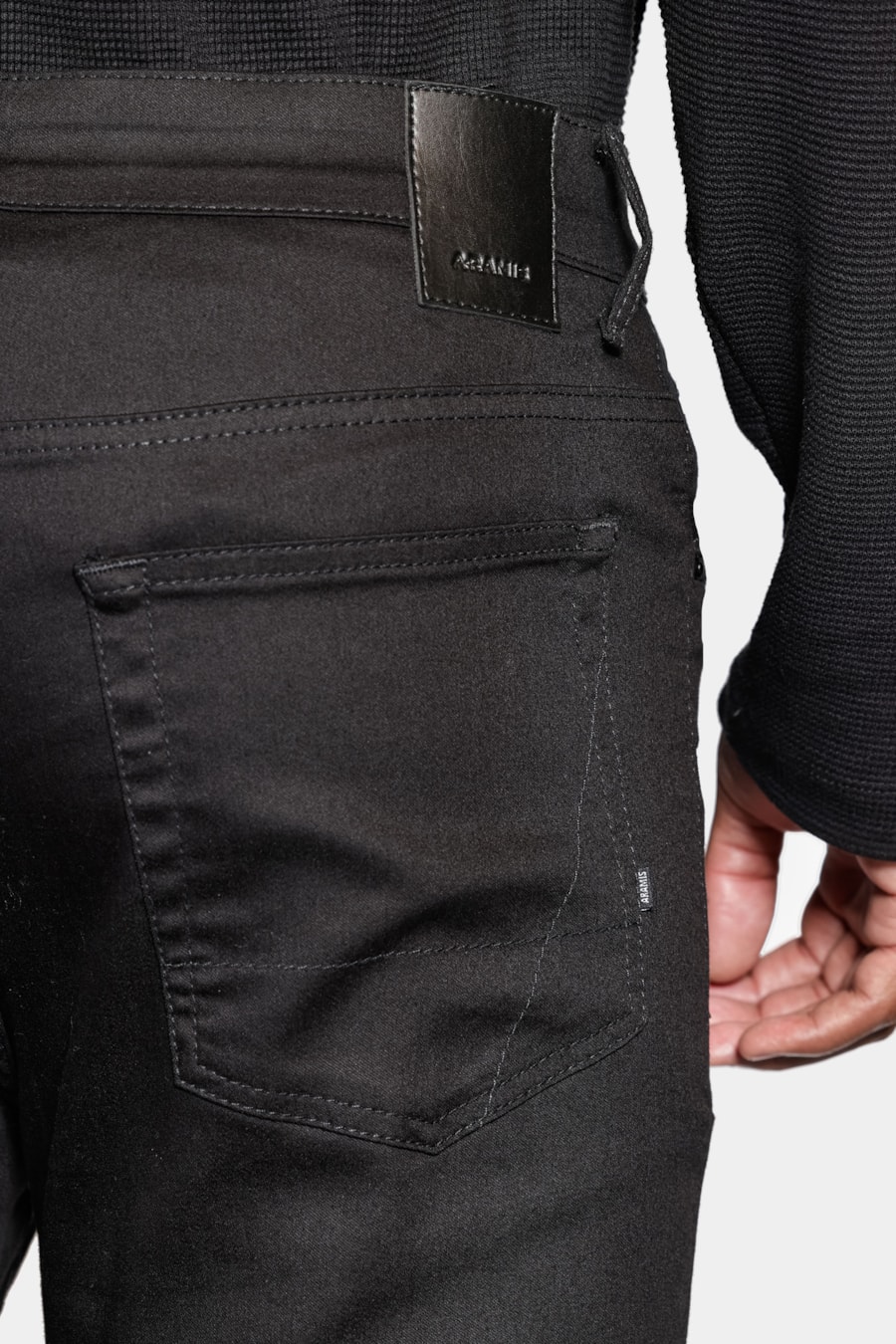 Calça Color Five Pockets Skinny Power Preto — foto 4 de 6