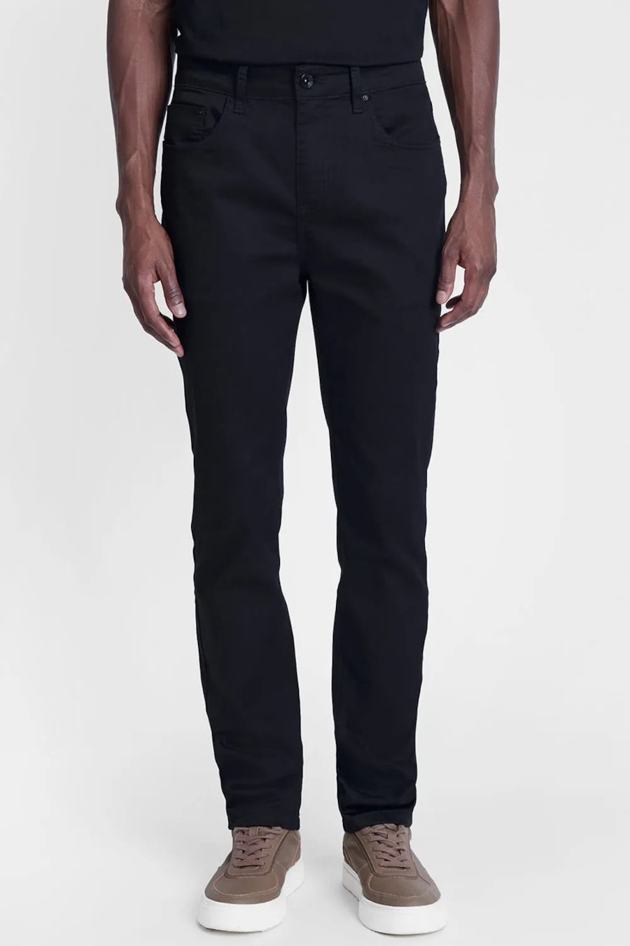 Calça Color Five Pockets Skinny Preto — foto 1 de 5