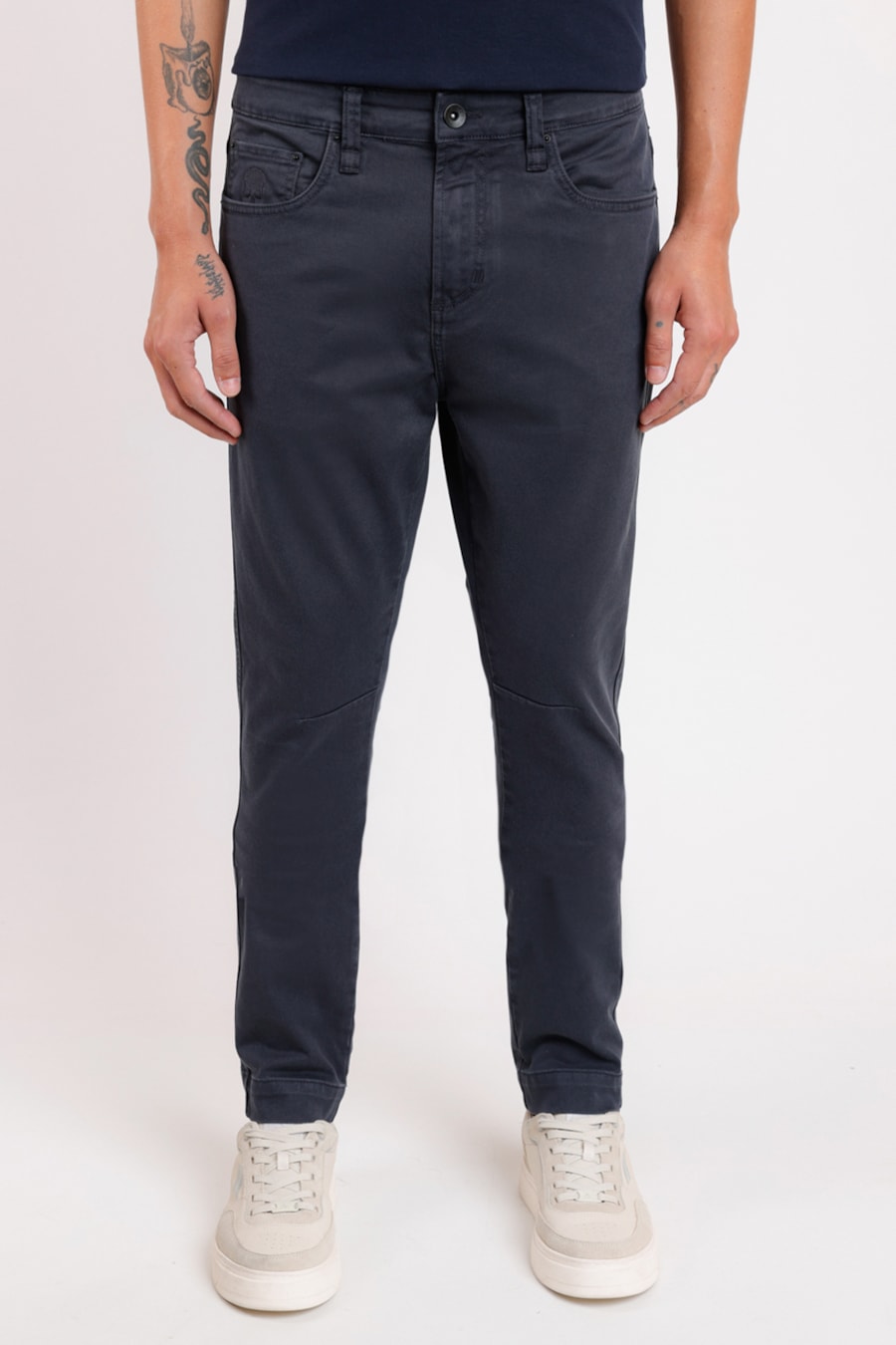 Calça Color Skinny Colab Alexandre Herchcovitch Marinho — foto 1 de 5