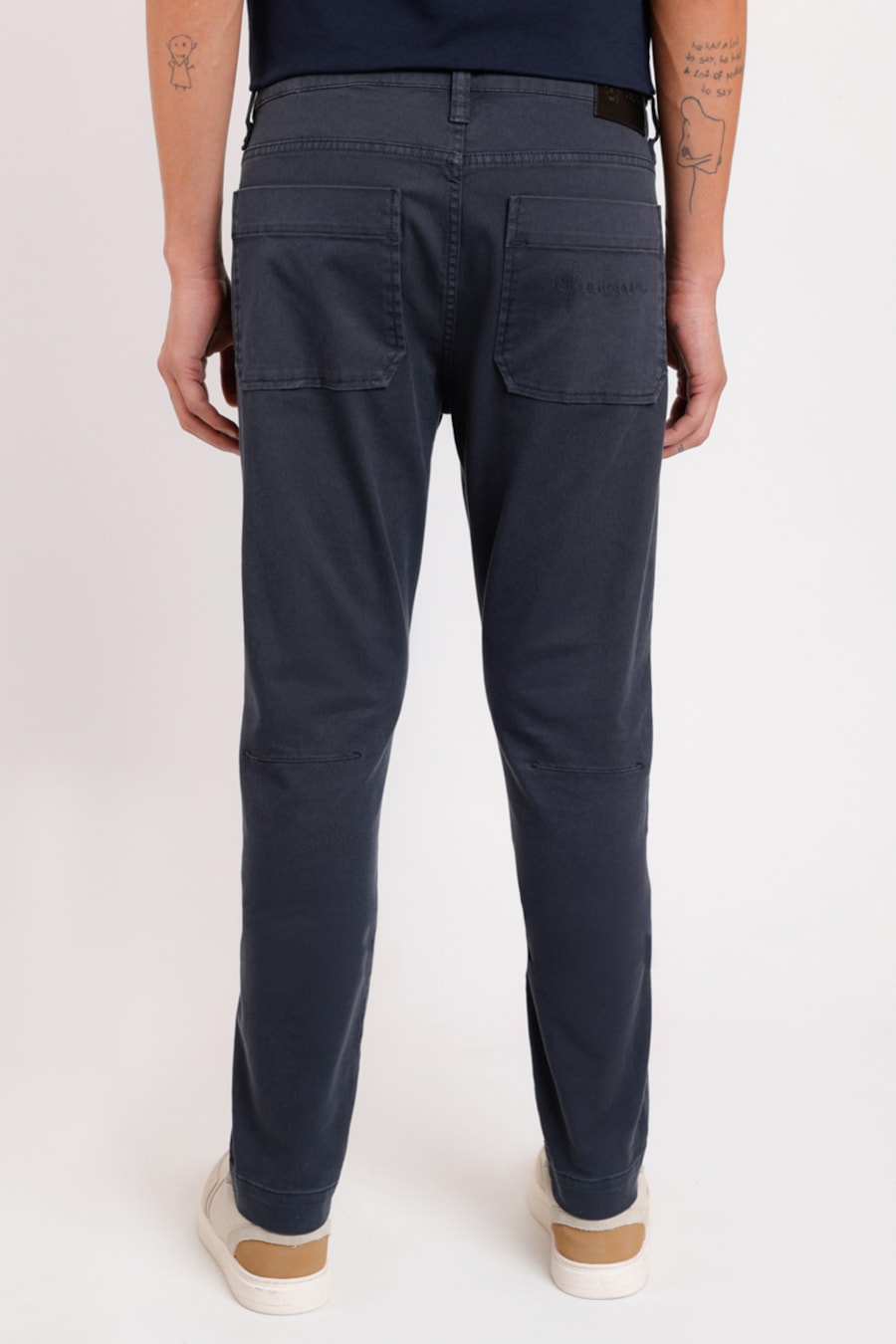 Calça Color Skinny Colab Alexandre Herchcovitch Marinho — foto 5 de 5