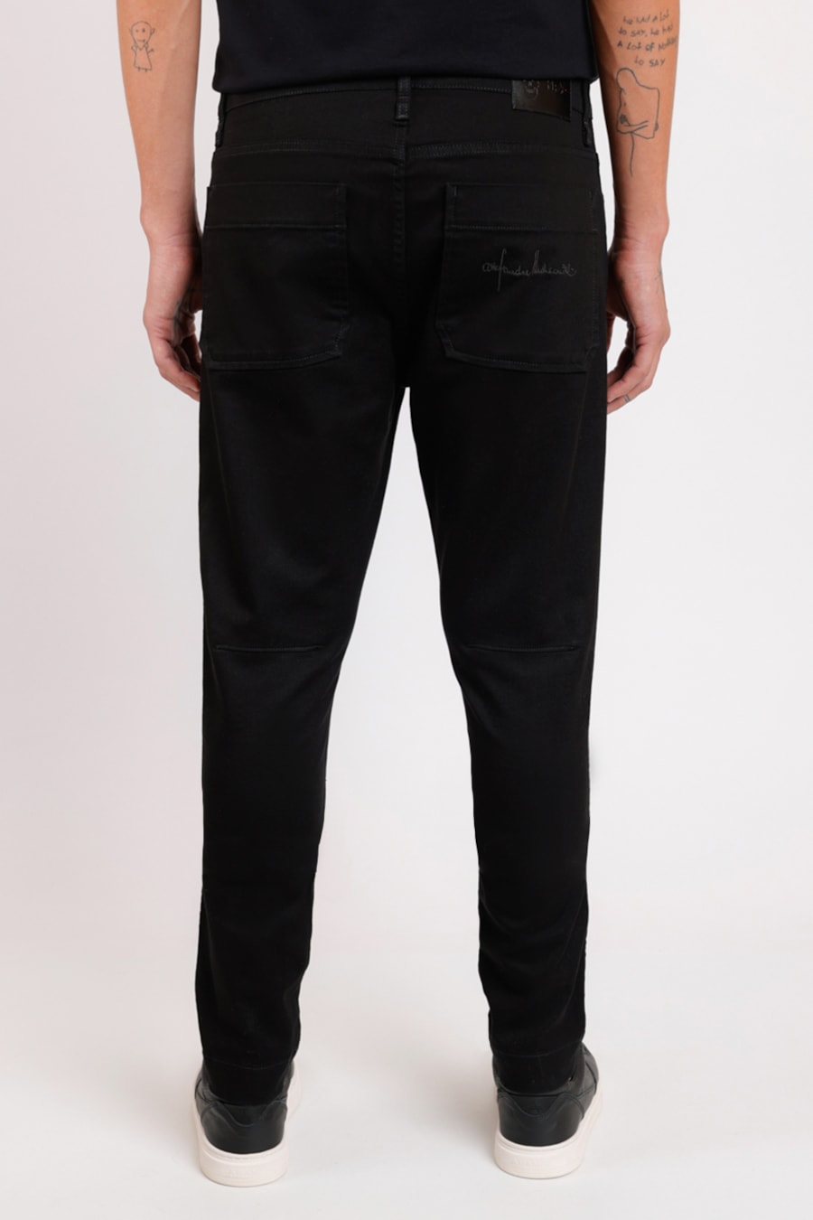 Calça Color Skinny Colab Alexandre Herchcovitch Preto — foto 5 de 5