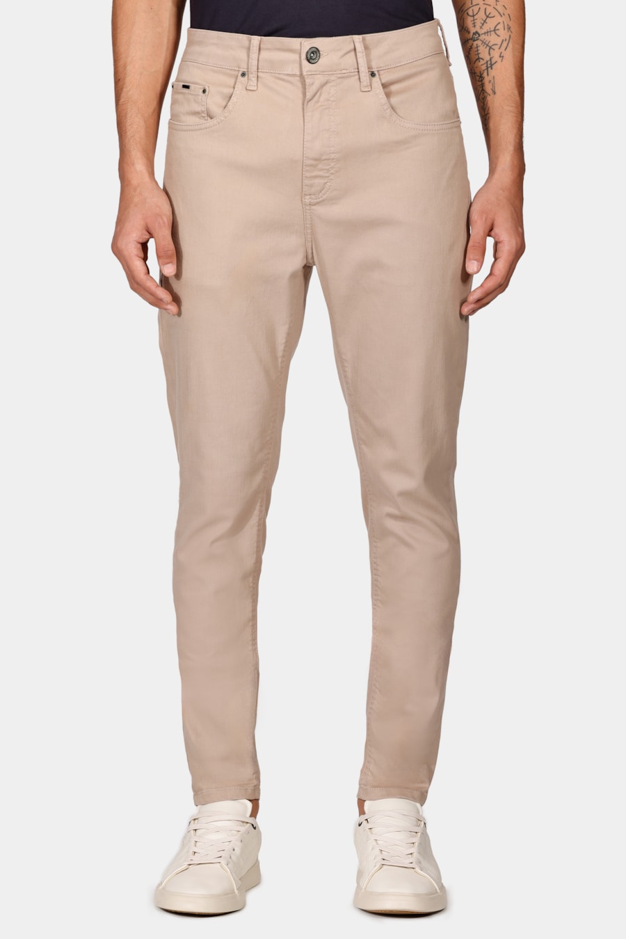 Calça Color Skinny Power Tecnologica Cáqui — foto 1 de 5