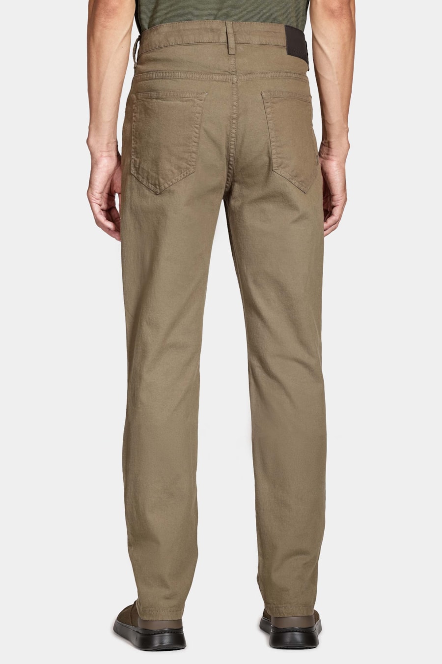 Calça Color Slim Canvas Verde Militar — foto 5 de 5