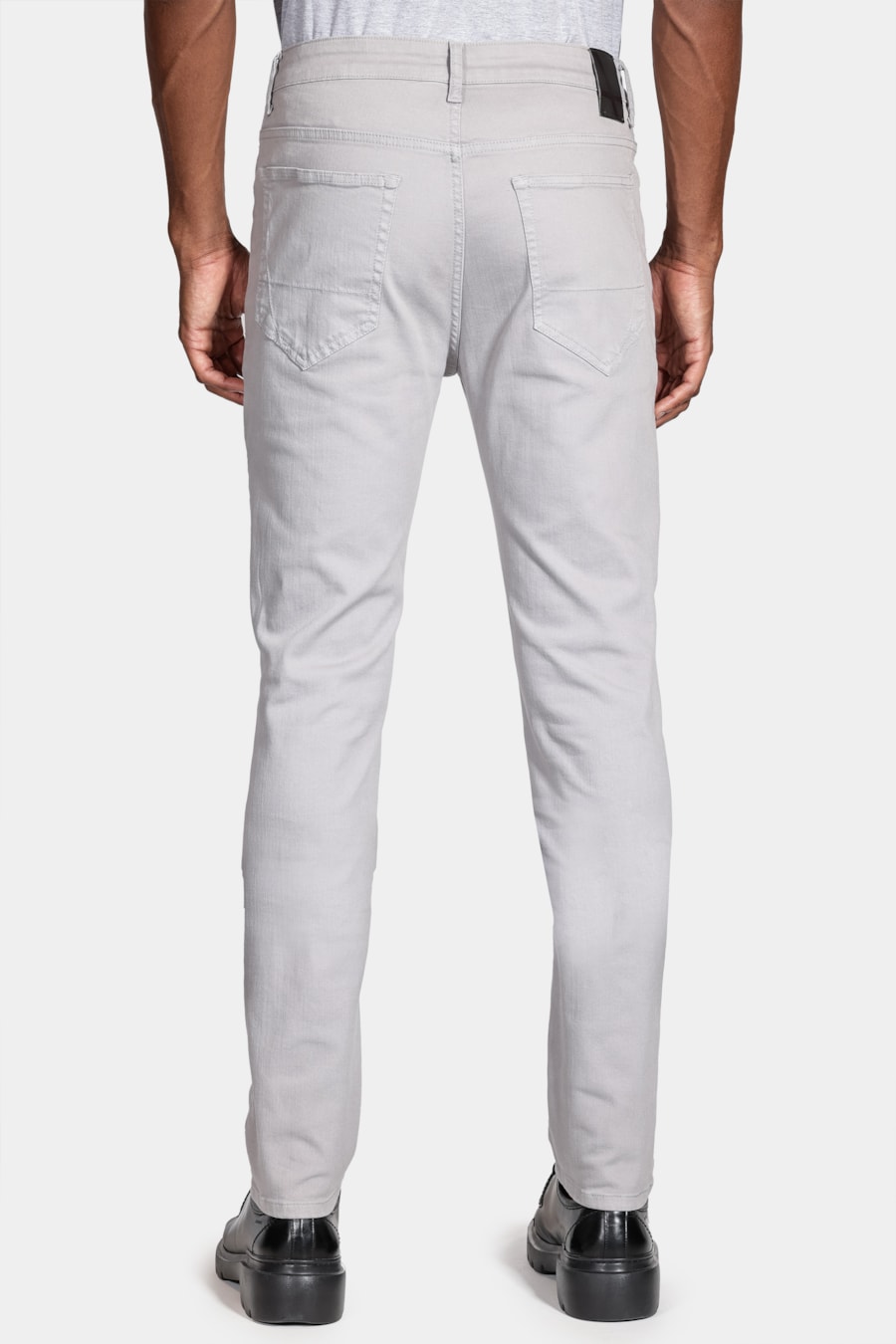 Calça Color Slim Flex And Dry Cinza Prata — foto 5 de 5
