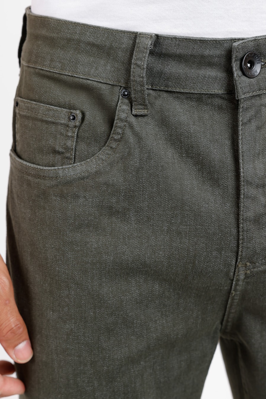 Calça Color Slim Flex And Dry Verde Militar — foto 1 de 3