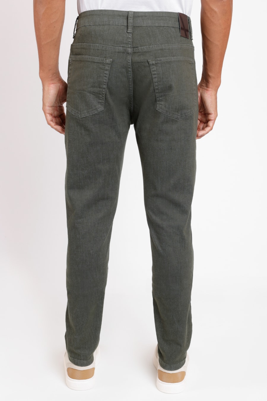 Calça Color Slim Flex And Dry Verde Militar — foto 3 de 3
