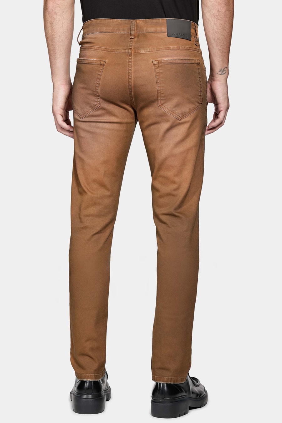 Calça Color Slim Lavada Caramelo — foto 5 de 6