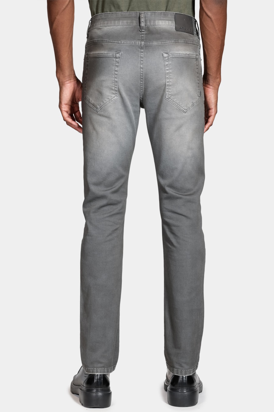 Calça Color Slim Lavada Chumbo — foto 5 de 5