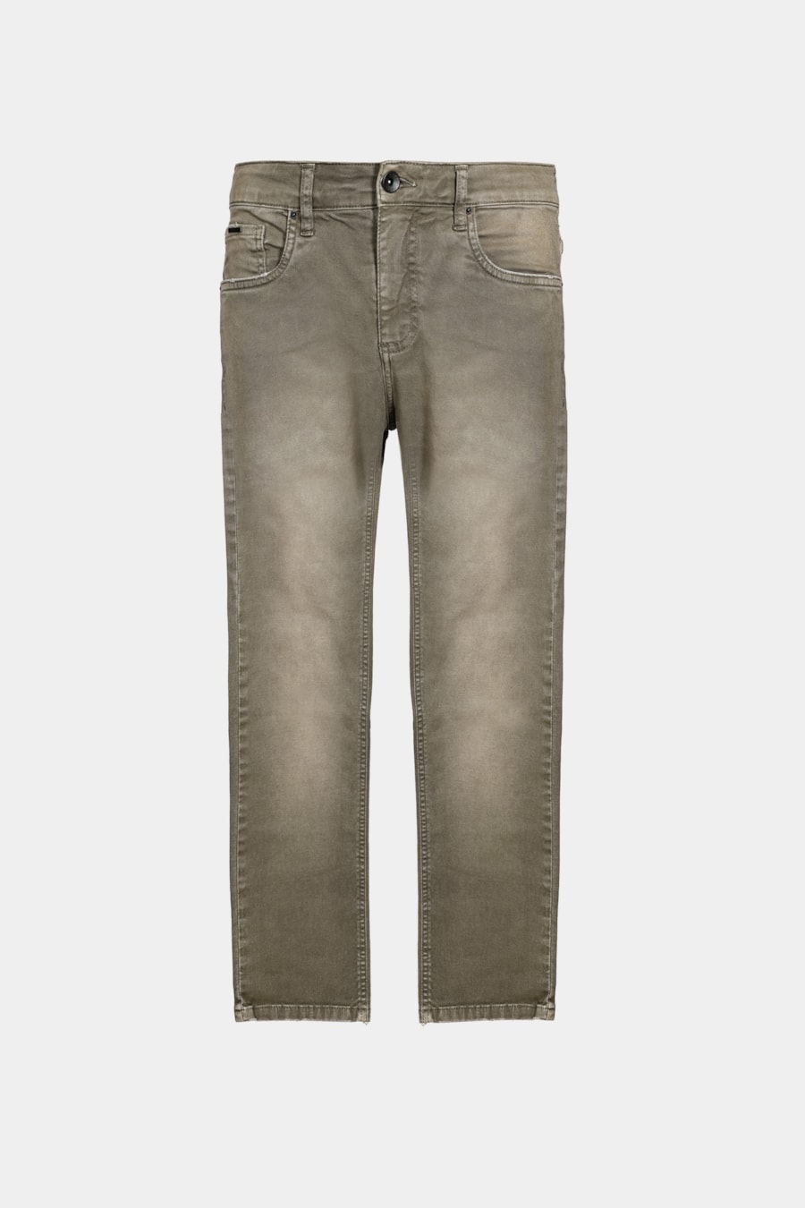 Calça Color Slim Lavada Verde Militar — foto 6 de 7