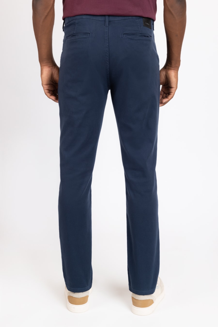 Calça Color Slim Tinturada Básica Marinho — foto 3 de 3