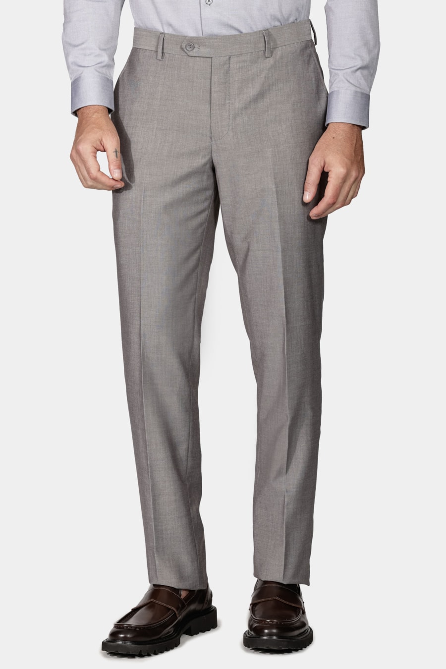 Calça de Alfaiataria Cinza — foto 1 de 6